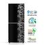 Jamuna JR-UES626300 Refrigerator Glossy Shining Black Flower image