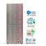 Jamuna JR-UES632900 Refrigerator Glossy Shining Gray Silver Flower image