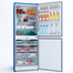 Jamuna JR-XXB-LS63B8 QD Glass Refrigerator Blue Almond image