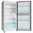 Jamuna JR-XXB-US62B5 QD Glass Refrigerator Black Blaze image