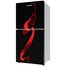 Jamuna JR-XXB-US62B5 QD Glass Refrigerator Black Blaze image