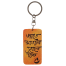 Jate Matal Tale Thik Hand-Painted Wooden Keyring image
