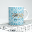 Jazakallah khairan Blue Calligraphy Mug image