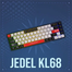 Jedel Kl68 61 Key Wired Mechanical Keyboard With 10 Rainbow Lighting Modes image