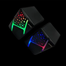Jedel S-527 Wired Colorful RGB USB Speaker image
