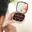 Jewelry Organizer Box With Mirror Jewelry Storage Gifts image