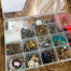Jewelry Storage Box 15 Compartment Ornaments Plastic Storage Box Case for Bead Rings Jewelry Display Organizer image