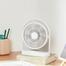 Jisu Life -FA19 Rechargeable Fan 4000mah Battery With Type C Charging Port - White image