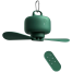 Jisulife FA16 Portable 8000mAh USB Rechargeable Remote Control Ceiling Fan - Green image