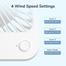 Jisulife FA26 4500mAh Rechargeable Ultra Thin Desktop Fan Light Brown image