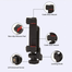 Jmary BH-05 Multi-angle Rotation Mobile Holder Double Cold Shoe Extension image