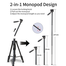 Jmary KP-2274 Multifunctional Professional Detachable Monopod Camera Tripod image