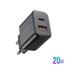 Joyroom 20W PD QC 3.0 Dual-Port Fast Charger (Joyroom JR-TCF05EU) image
