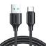 Joyroom Long-Lasting Series A9 USB-A USB-C 3A Cable 2m - Black image