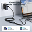 Joyroom SA21-1T2 Speedy Series 100W 2-in-1 Fast Charging Cable (Type-C to Dual Type-C) – 1.5m image