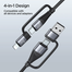 Joyroom SA37-2T2 60W 4-in-1 Fast Charging Data Cable image