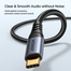 Joyroom SY-A07 Audio-Transfer Series AUX Audio Cable (Type-C to 3.5mm) 1.2m-Black image