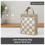 Jute Shopping Bag Natural 10x12 Inch image