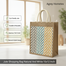 Jute Shopping Bag Natural And White 10x12 Inch image