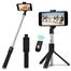 Q07 Flexible Selfie Stick Tripod Stand Bluetooth Remote Control For Phone Camera - Mobile Stand image
