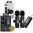 K35 Dual Wireless Microphone 3.5mm Supported for Camera, Sound card, Smartphone image