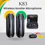 K83 Wireless lavalier Microphone for Smart Phone Ultra-Long Life 3 Levels of Noise Reduction Clear Radio Video Recording vlog Live Interview Recording image