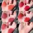 KEKE MOOD Sakura Rabbit Water Gloss Mirror Lip Glaze Lipsticks Lip Gloss 6 Pcs Set image