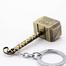 KEY RING METAL – Thor Hammer Golden image