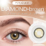 KSSEYE/Eyeshare Diamond Brown Color Contact Lens image
