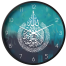 Karana Fashion 12 Inch Ayatul Kursi Calligraphy Wall Clock Modern Islamic Home Decor image