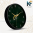 Karana Fashion 12 Inch Blooming Floral Wall Clock Elegant Orange and Cream Botanical Home Decor image