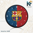Karana Fashion 12 Inch Fc Barcelona Fan Edition Wall Clock Premium Football Club Themed Decor image