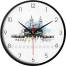 Karana Fashion 12 Inch Holy Kaaba Sketch Wall Clock Elegant Islamic Spiritual Decor image