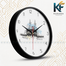 Karana Fashion 12 Inch Holy Kaaba Sketch Wall Clock Elegant Islamic Spiritual Decor image