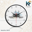Karana Fashion 12 Inch Holy Kaaba Sketch Wall Clock Elegant Islamic Spiritual Decor image