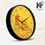 Karana Fashion 12 Inch Rickshaw Art Wall Clock Traditional Bangladeshi Heritage Decor image
