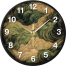 Karana Fashion 12 Inch Vintage Oriental Waves Wall Clock Abstract Japanese Art Style Home Decor image