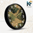 Karana Fashion 12 Inch Vintage Oriental Waves Wall Clock Abstract Japanese Art Style Home Decor image