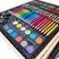 Kartal Deluxe Artistic Set Wooden Box Drawing Set For Kids Crafts Kit Box Gift, Painting And more Set of 150 Pcs image