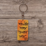 Kathfata Gorome Mejaj Chorome Hand-Painted Wooden Keyring image