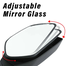 Kawaasaki Ninja Universal Kit Rear View Side Mirror With Led Indicator 1 Set image