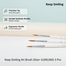 Keep Smiling Art Brush (Size= 0,00,000) 3 Pcs image
