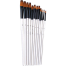 Keep Smiling Artist Angle Paint Brush Set Suitable for Water and Acrylic and Oil Color paint - 12 Pcs image