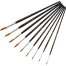 Keep Smiling Artist Long Handle Brush Set Round, 9 pcs image