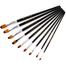 Keep Smiling Artist Long Handle Brush Set Filbert, 9 pcs image