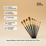Keep Smiling Artist Paint Flat Brush Set 12 Pcs image