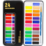 Keep Smiling Box For Professional Artists, Watercolors Cake Paint - 24 Color image