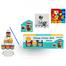 Keep Smiling Glass Color Paint Set, Colours 6 Pcs, Brush 1 pc, Palette 1 Pcs image
