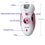 Kemei KM-2530 Rechargeable Epilator and Shaver 4 in 1 Beauty For Women image