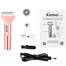 Kemei KM-6637 Multi-Functional 4 In 1 Rechargeable Women Body Shaver image